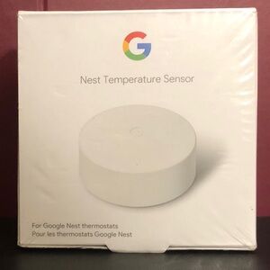 Google Nest Temperature Sensor White Smart Home Thermostat Accessory